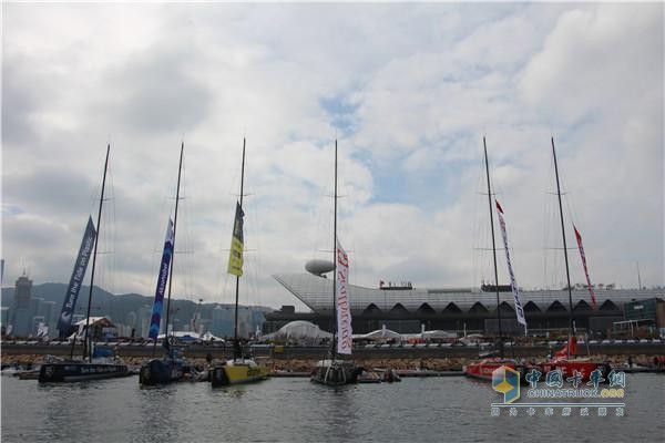 沃爾沃帆船賽活動現(xiàn)場