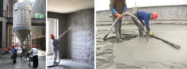 干混砂漿從攪拌站運往施工現場