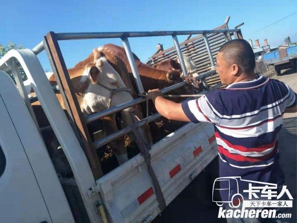 福田祥菱M2在運輸途中