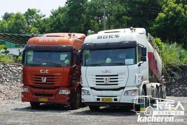 搭載聯(lián)合動(dòng)力380和440馬力發(fā)動(dòng)機(jī)的中集聯(lián)合卡車