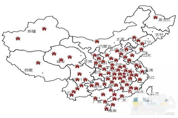 全國范圍覆蓋格爾發服務網點