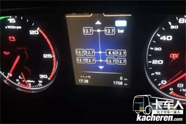 江淮格爾發6X2載貨車駕駛室儀表器屏幕