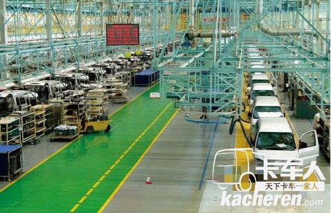 三基地先進(jìn)整潔的總裝裝配線