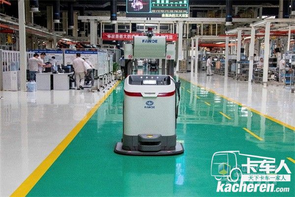 一汽解放發(fā)動(dòng)機(jī)事業(yè)部智能制造惠山工廠智能無(wú)人AGV小車(chē)