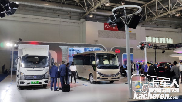 比亞迪T5A是2019世界智能網聯汽車大會中唯一展出的商用車