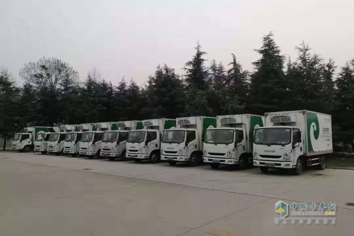 上汽躍進的C500冷藏車