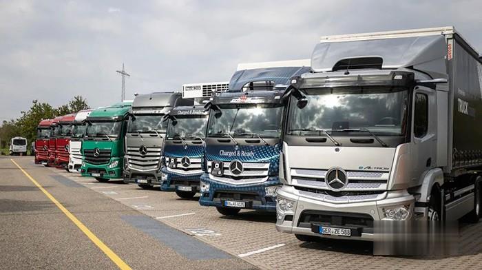 奔馳卡車,純電動,燃料電池,重卡