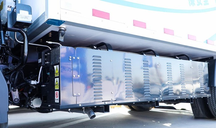 行業首創不占用貨廂容積的氫系統布局形式