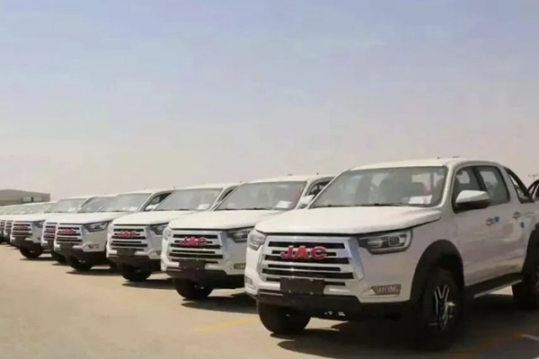海灣市場開門紅，165臺江淮T8皮卡交付沙特