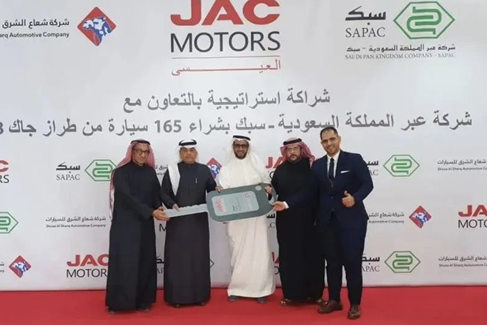 海灣市場開門紅，165臺江淮T8皮卡交付沙特