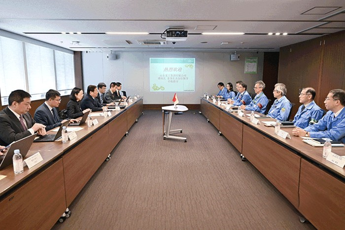 譚旭光率團(tuán)隊(duì)訪問日本三菱重工業(yè)集團(tuán)