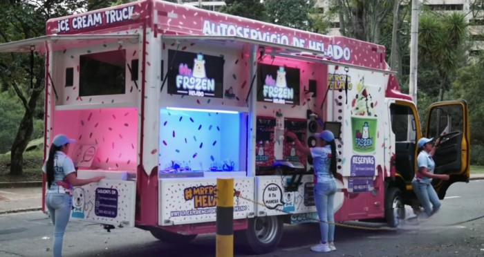 辭職創業經營流動冰淇淋車，江淮1卡國際帥鈴圓她“自由”夢