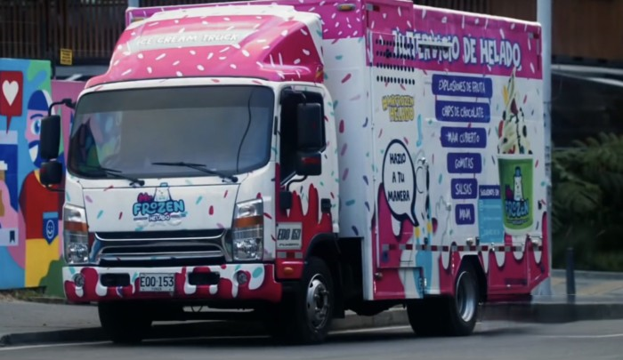 辭職創業經營流動冰淇淋車，江淮1卡國際帥鈴圓她“自由”夢