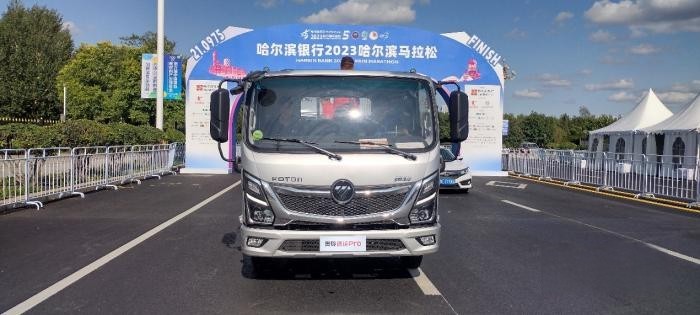 哈爾濱國際馬拉松開賽，福田奧鈴再次參與服務(wù)保障