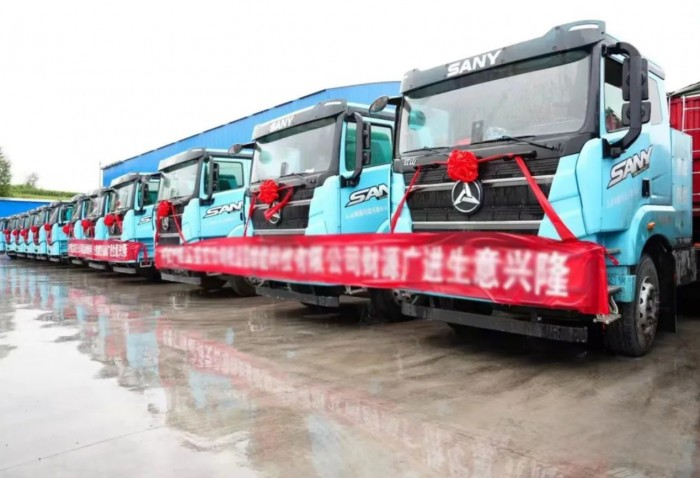 醬香、濃香...哪有交付香！又一批三一電動重卡交付運營