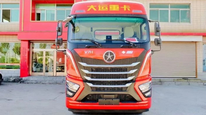 百公里氣耗28.7kg，大運V7H 燃氣牽引車一年多賺3萬元