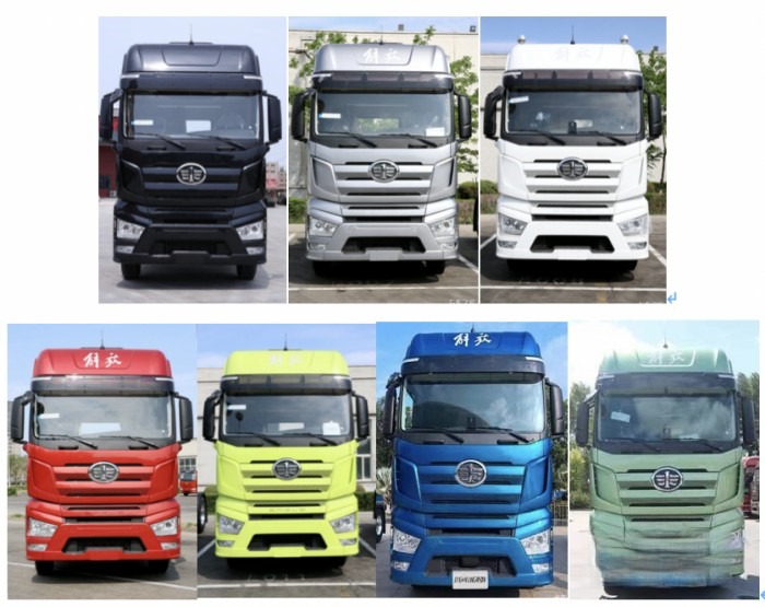 一汽解放高端“氣”車J7 LNG牽引車,面面出眾